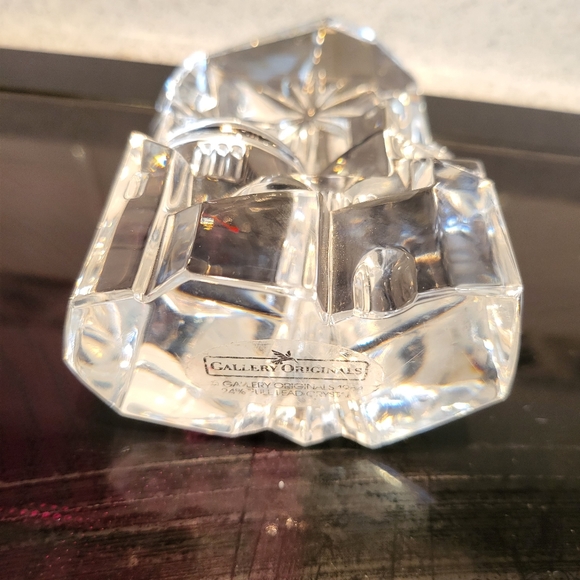 Vintage 1984 24% Full Lead Crystal "Star of Bethlehem" Paperweight Figurine - Picture 6 of 10